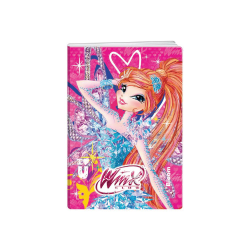 SVESKA WINX A5 GLITER KARO